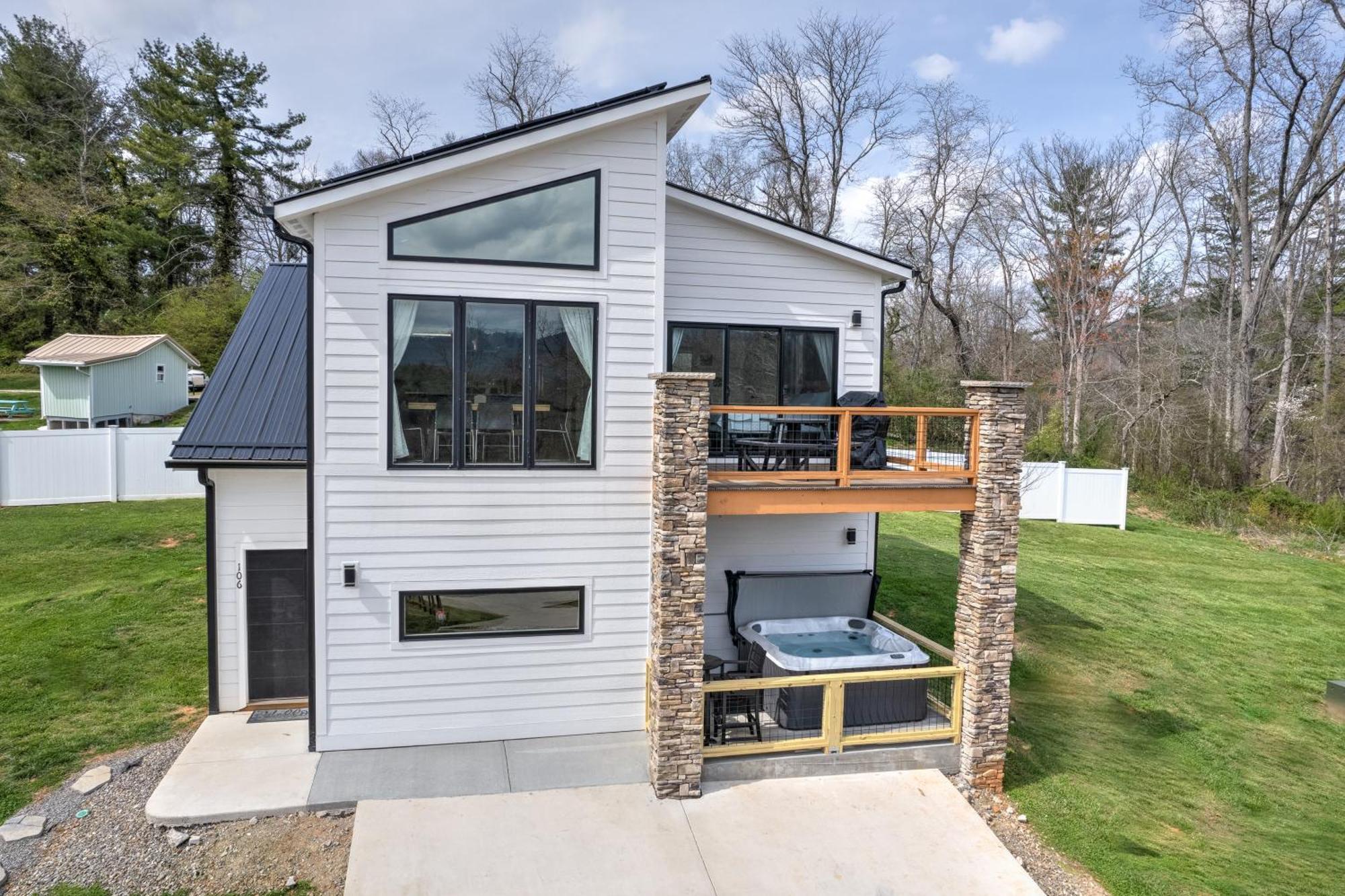 Mon Tresor, Modern Mountain Views With Deck Villa Weaverville Buitenkant foto