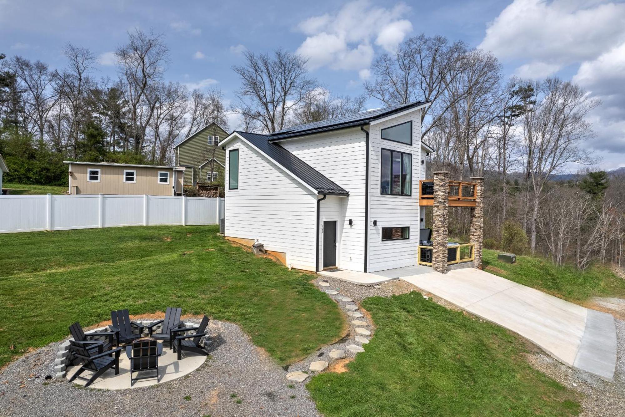 Mon Tresor, Modern Mountain Views With Deck Villa Weaverville Buitenkant foto
